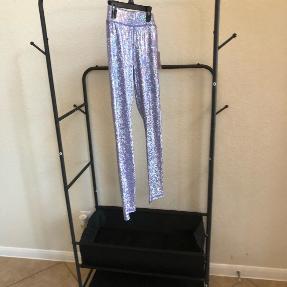More Than Magic Silver Sequin Leggings